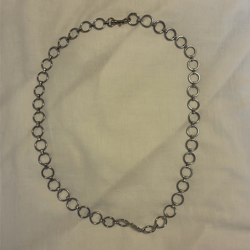 Brandy Melville silver chain belt